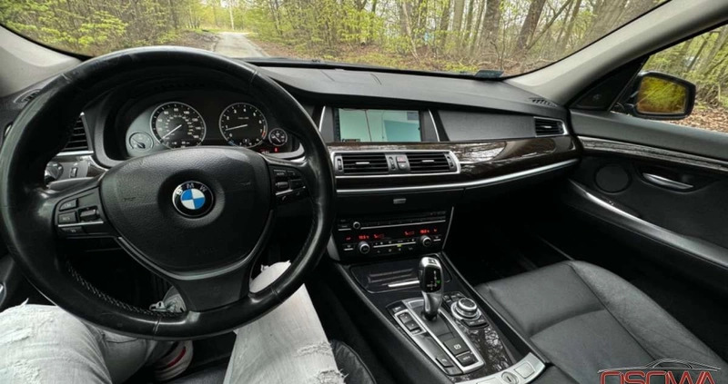 BMW 5GT cena 69777 przebieg: 98000, rok produkcji 2011 z Trzebnica małe 781